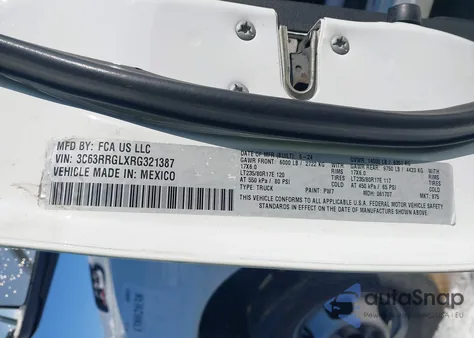 2024 Ram 3500 z USA, uszkodzony, nr VIN 3C63RRGLXRG321387